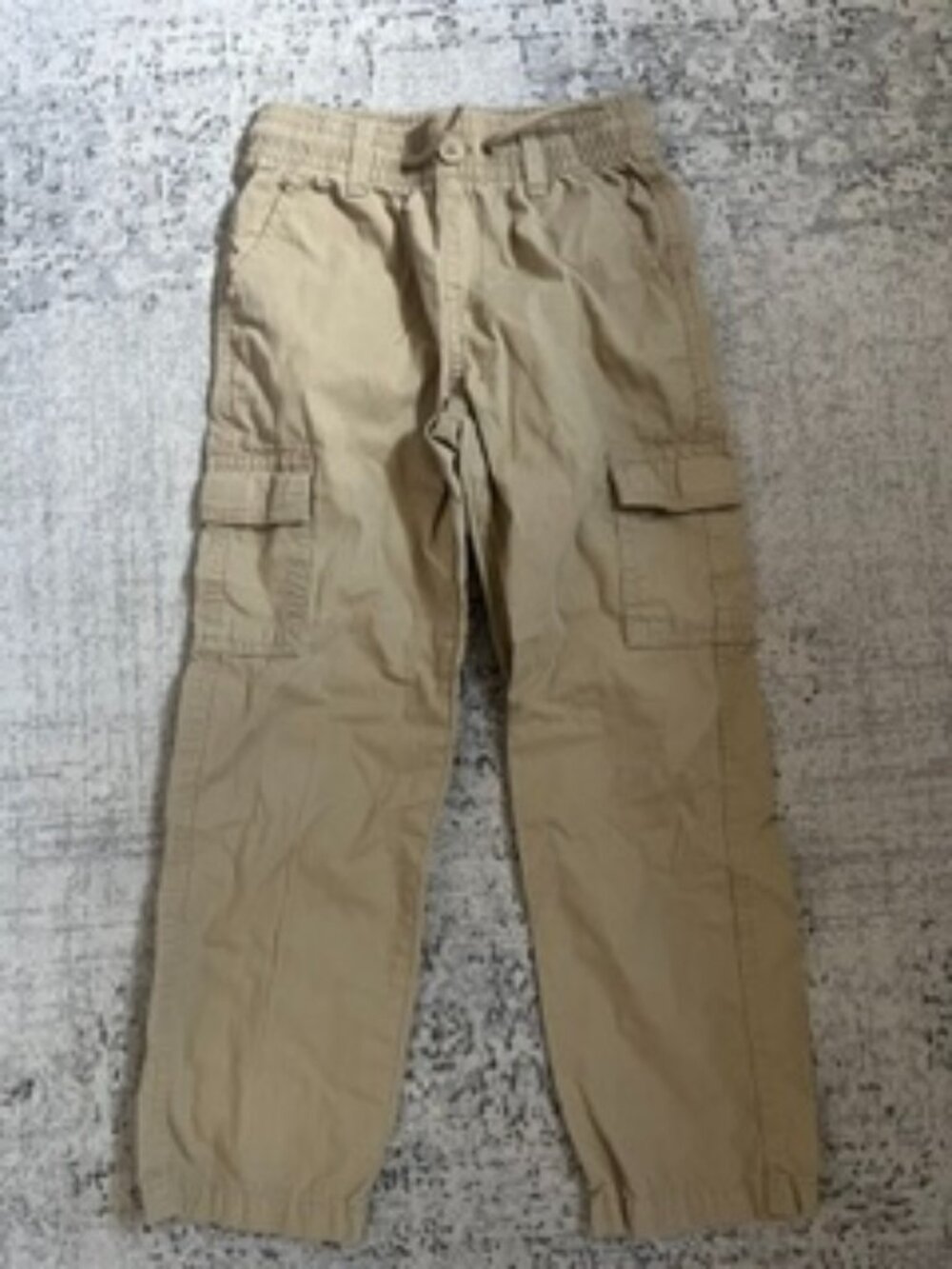 🧡3/$15 NWOT Place Beige Pull-On Cargo Pants Kids 6